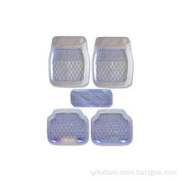 Transparent Custom Rubber Car Mats Renault Plastic Floor Ma